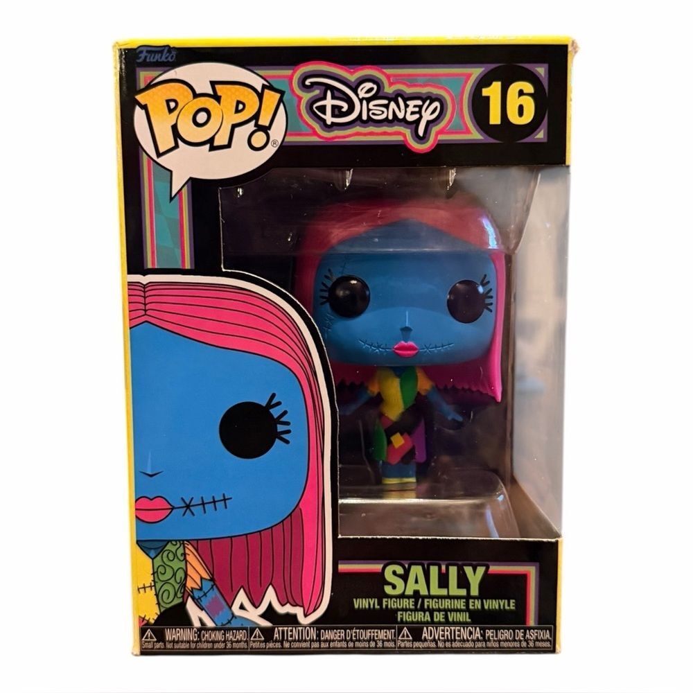 Funko Pop Disney The Nightmare Before Christmas Sally 16 Blacklight Vinyl Figure